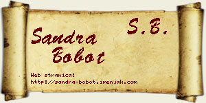 Sandra Bobot vizit kartica